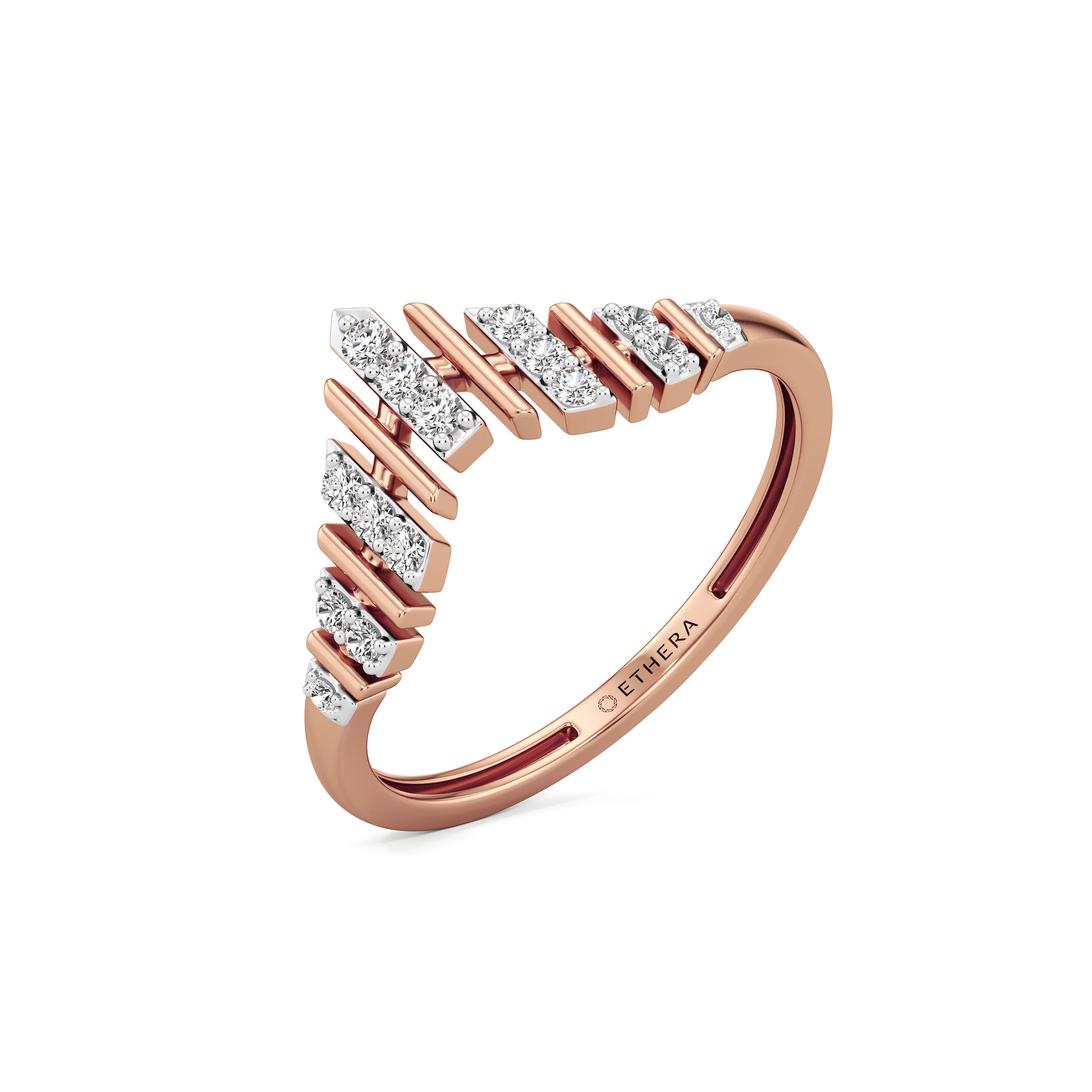 Radiant Edge Diamond Ring 9
