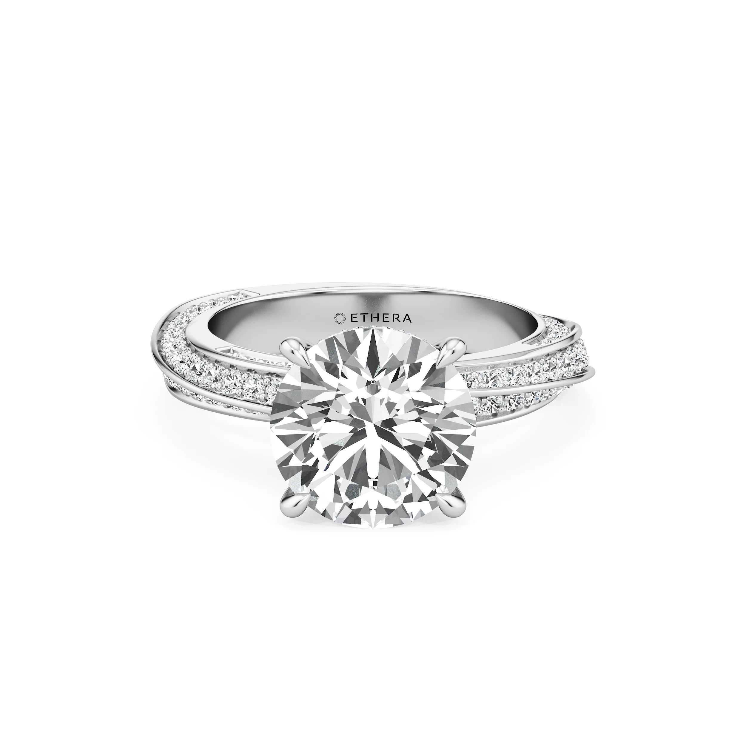 Round Crest Cocktail Ring 7