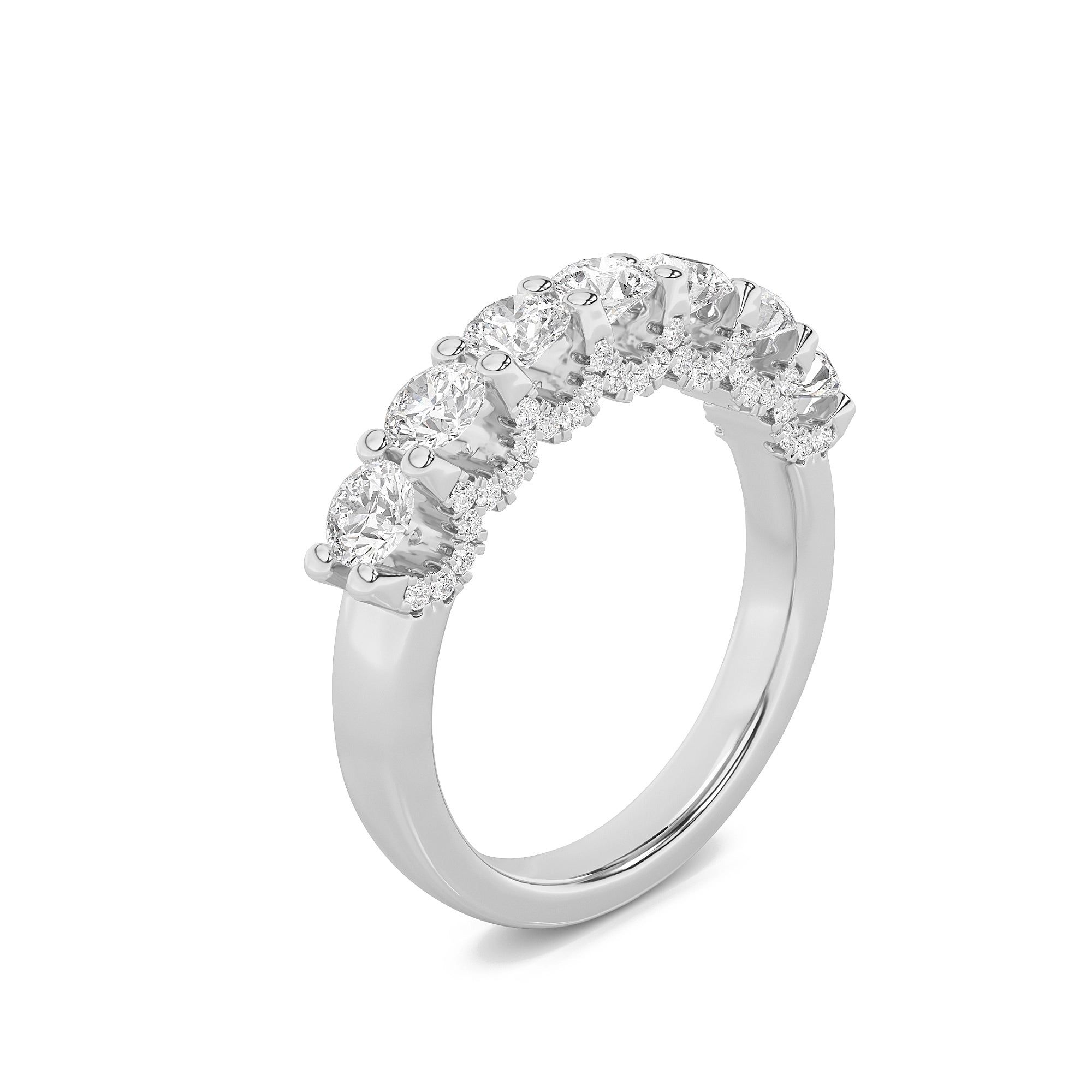 Seven Star Bridal Ring Set 4