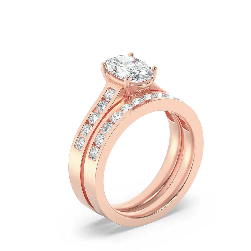 Celestial Union Bridal Ring Set 8