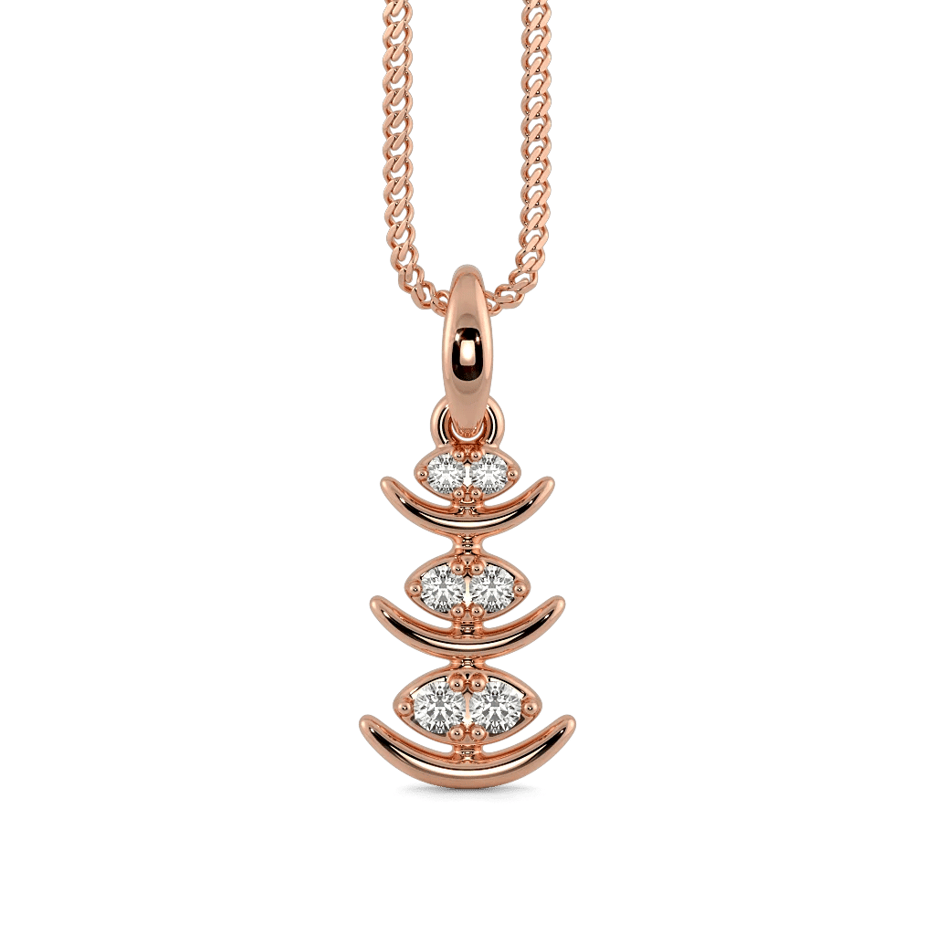 Crescent Cascade Pendant 2