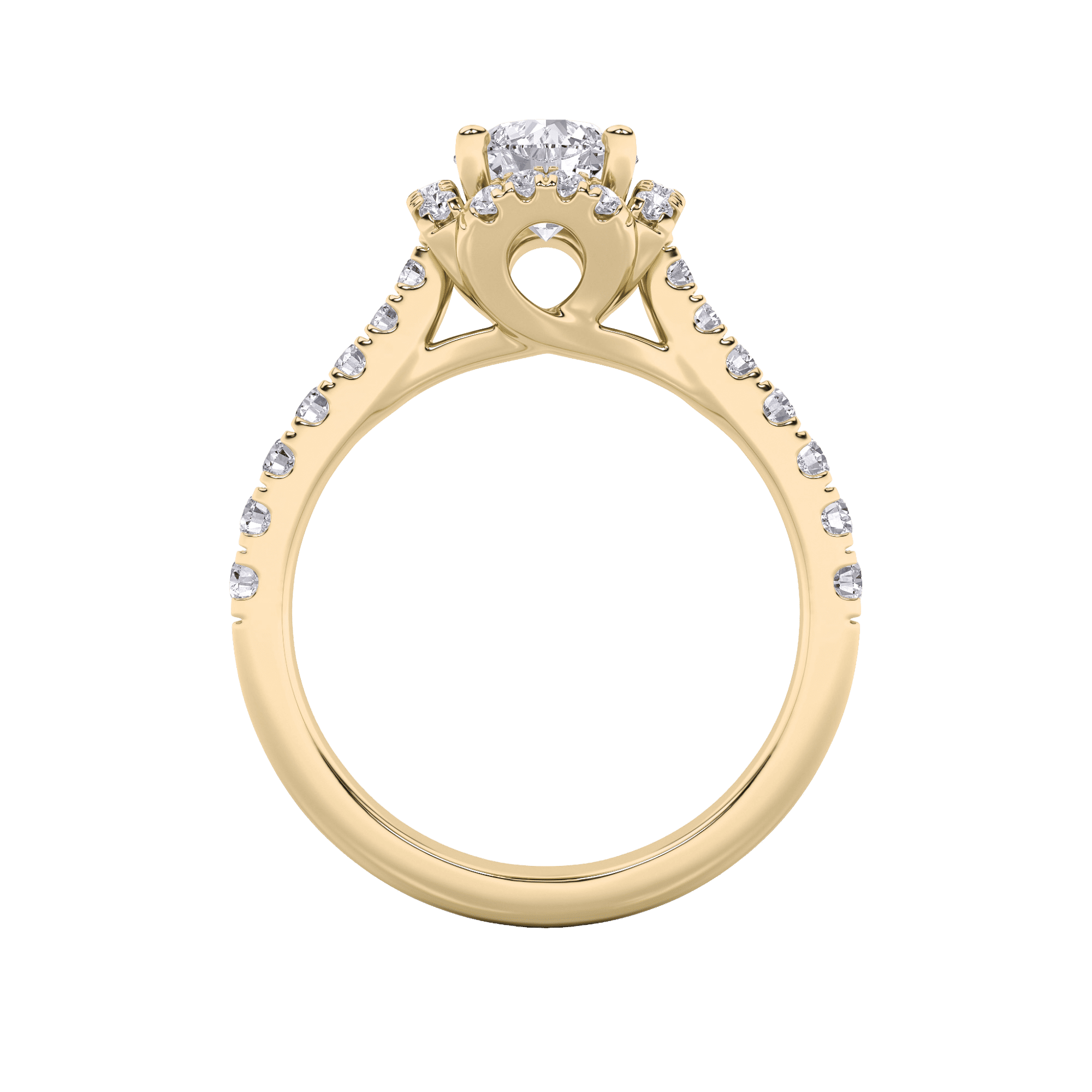 Secret Garden Solitaire Ring 2
