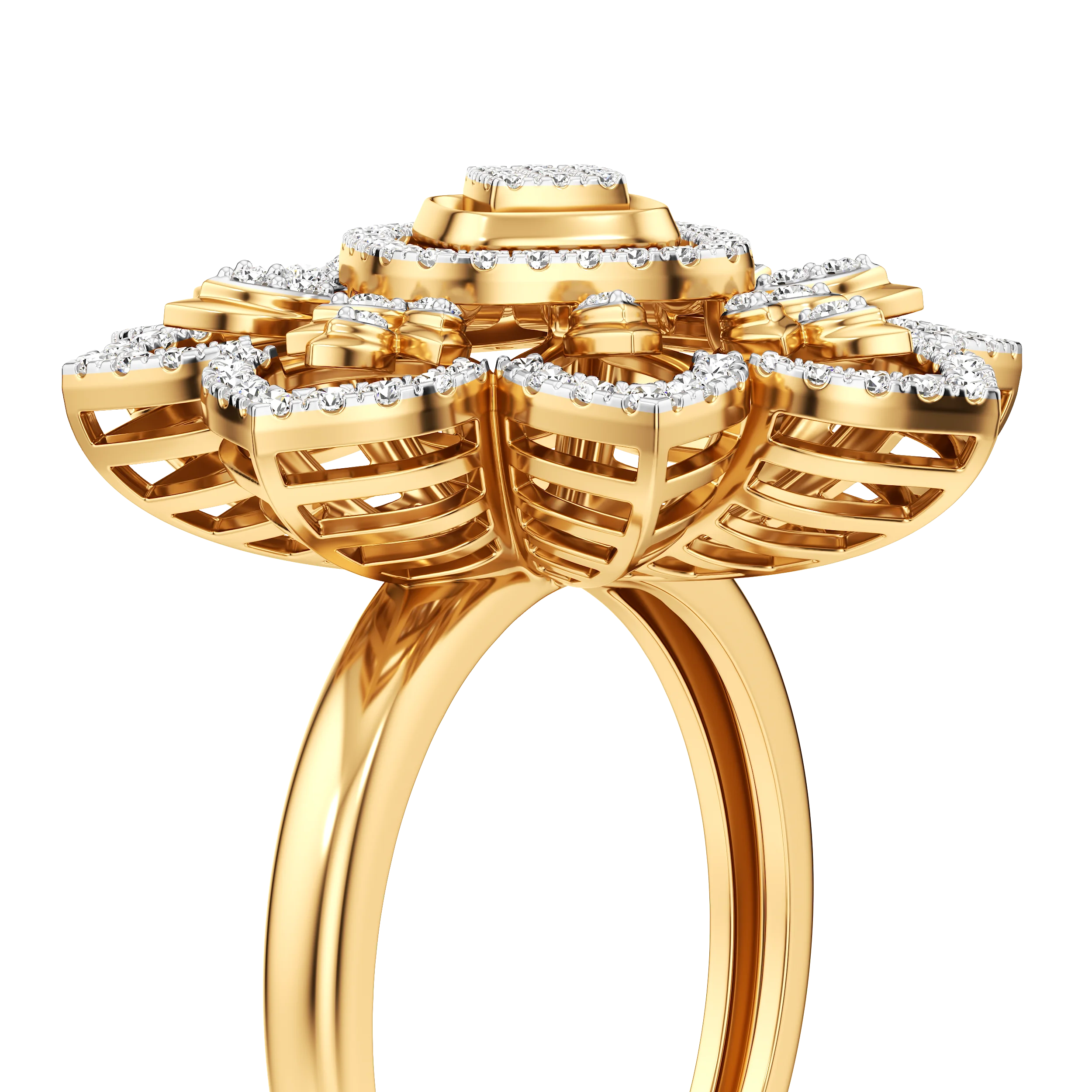Lustre Petal Grande Ring 5