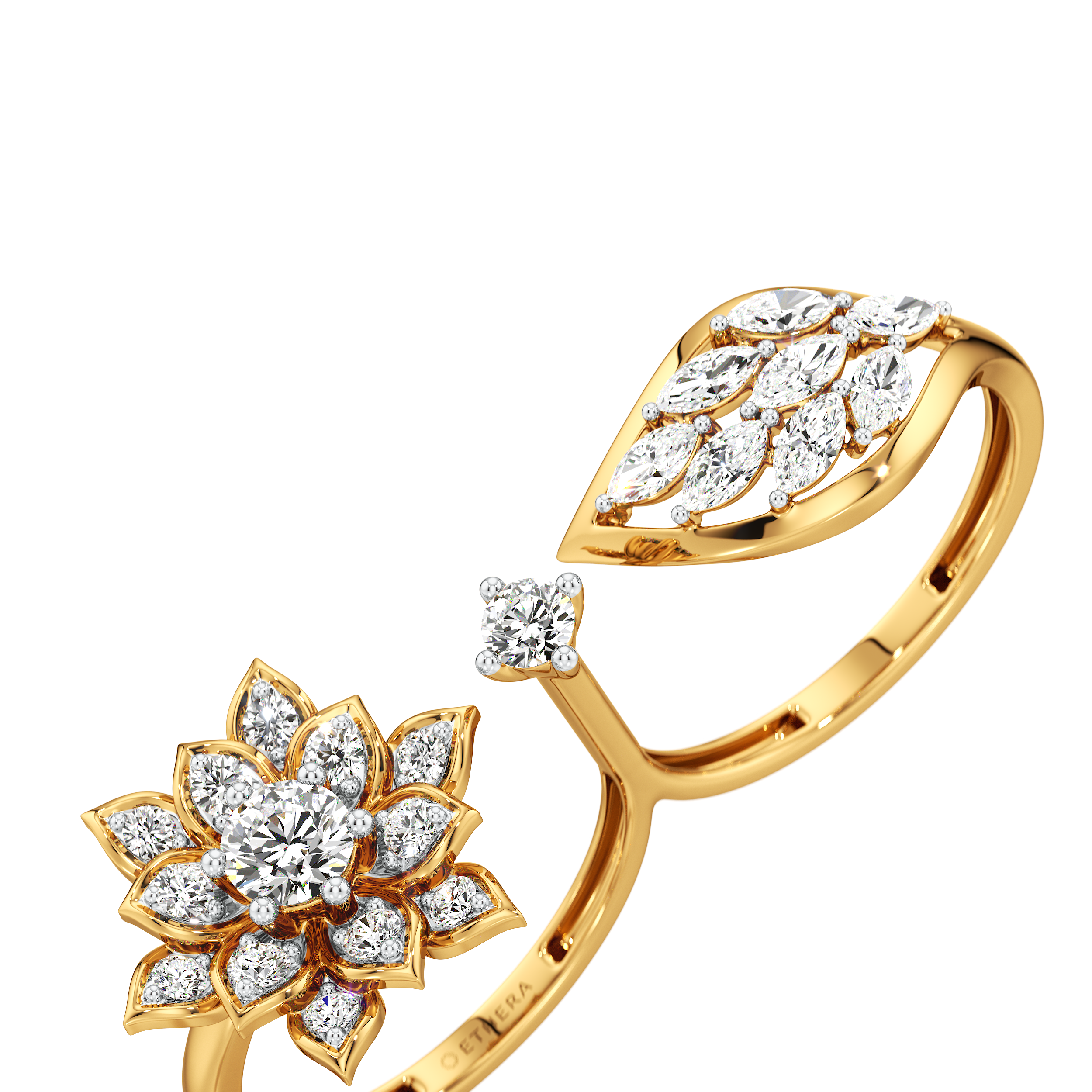 Bloom & Leaf Ring hover