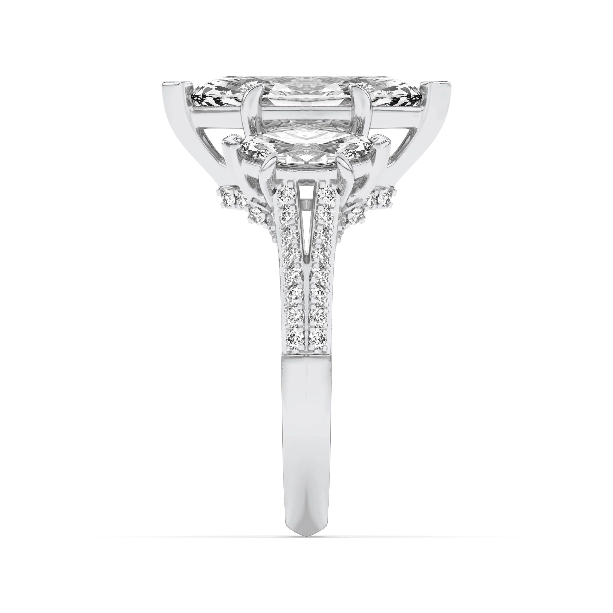 Trinity Of Sparkle 5 Stone Ring 7