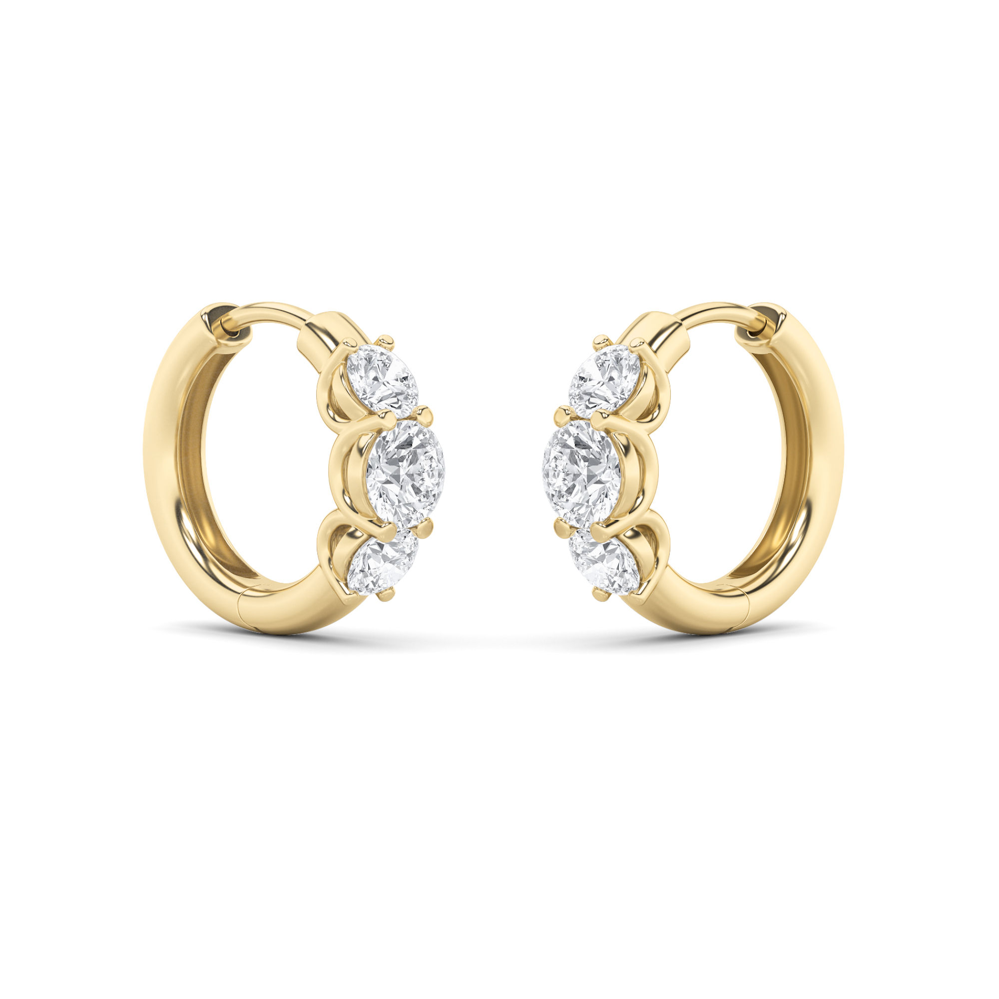 Gleaming Trio Bali Earrings 0