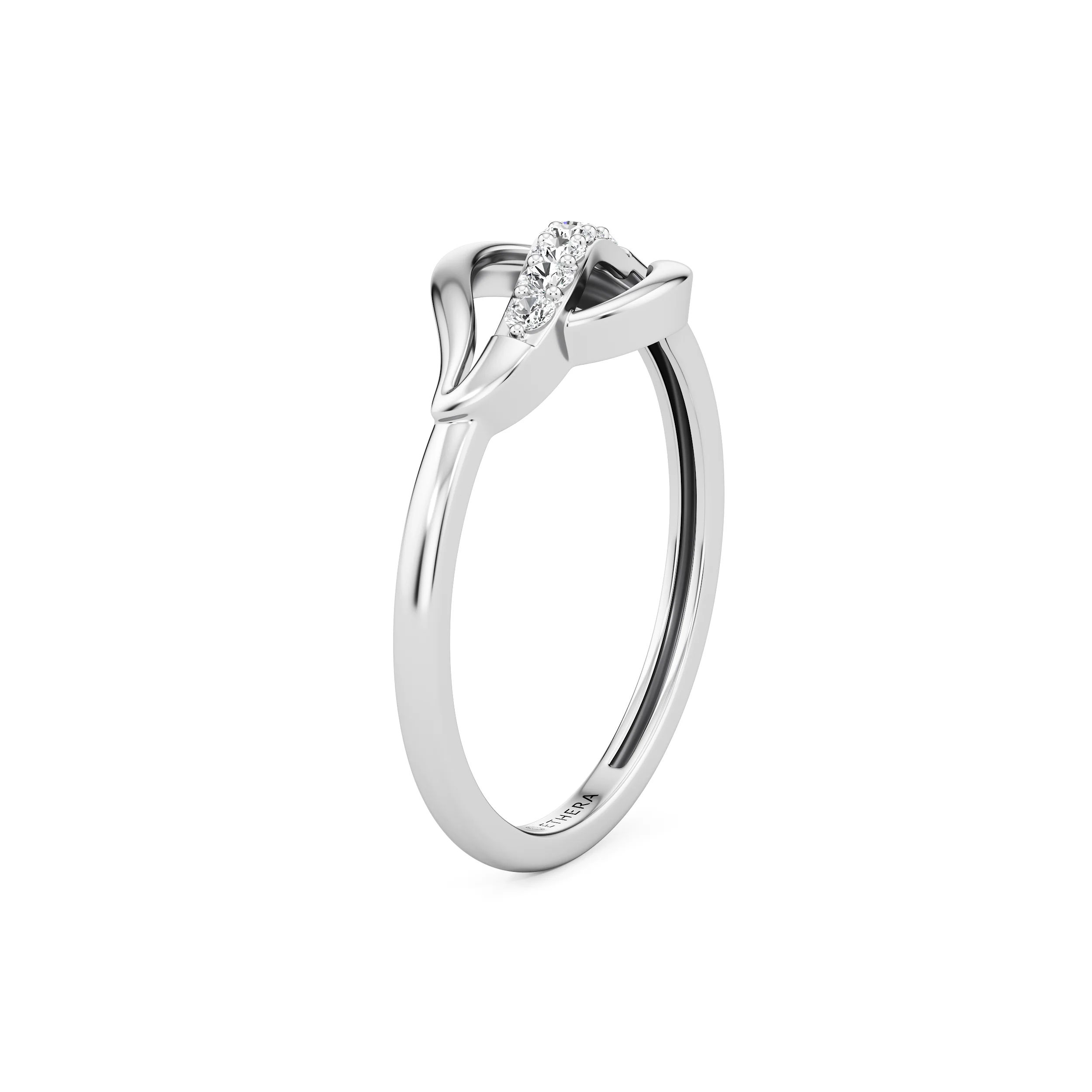 Waved Whisper Ring 8