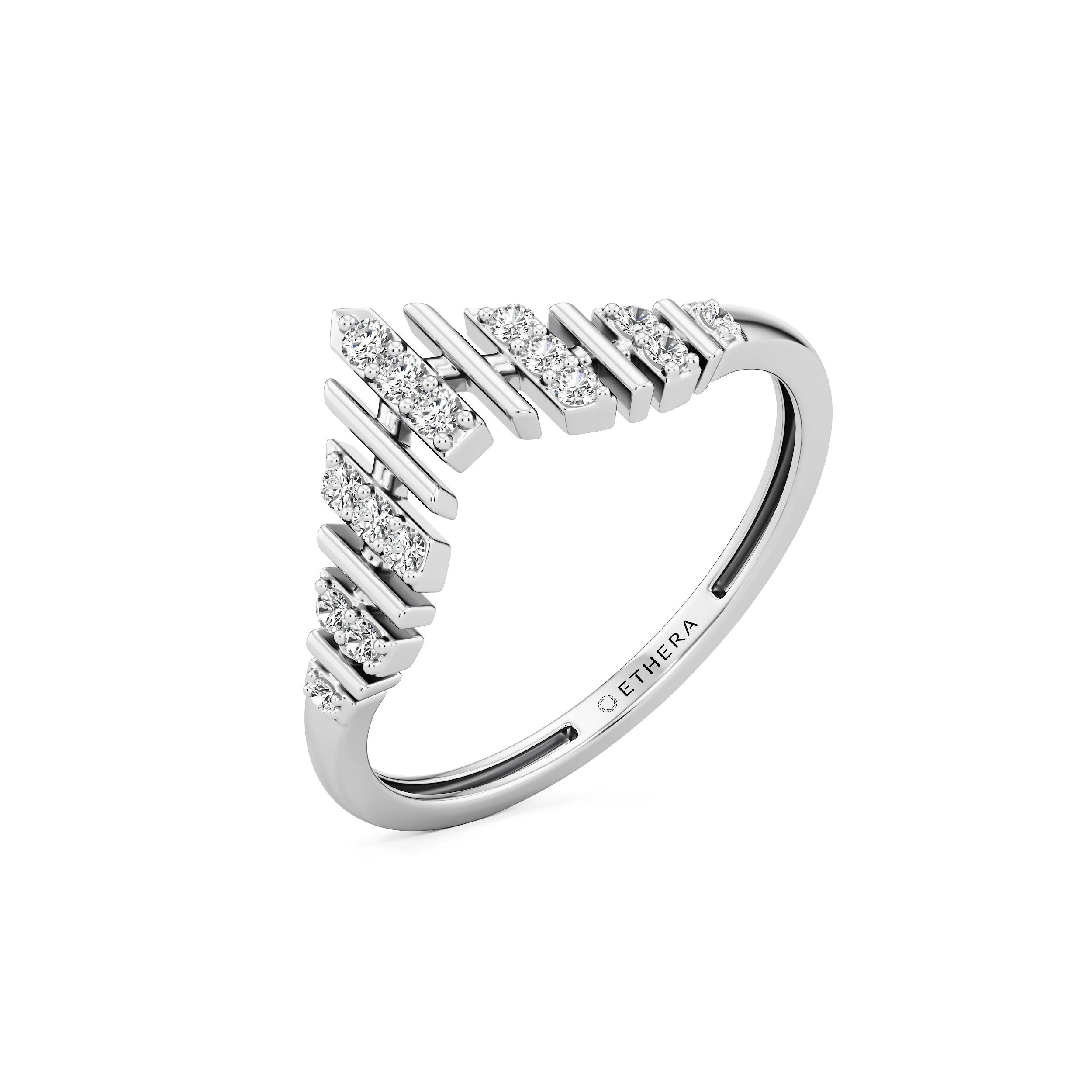 Radiant Edge Diamond Ring 5