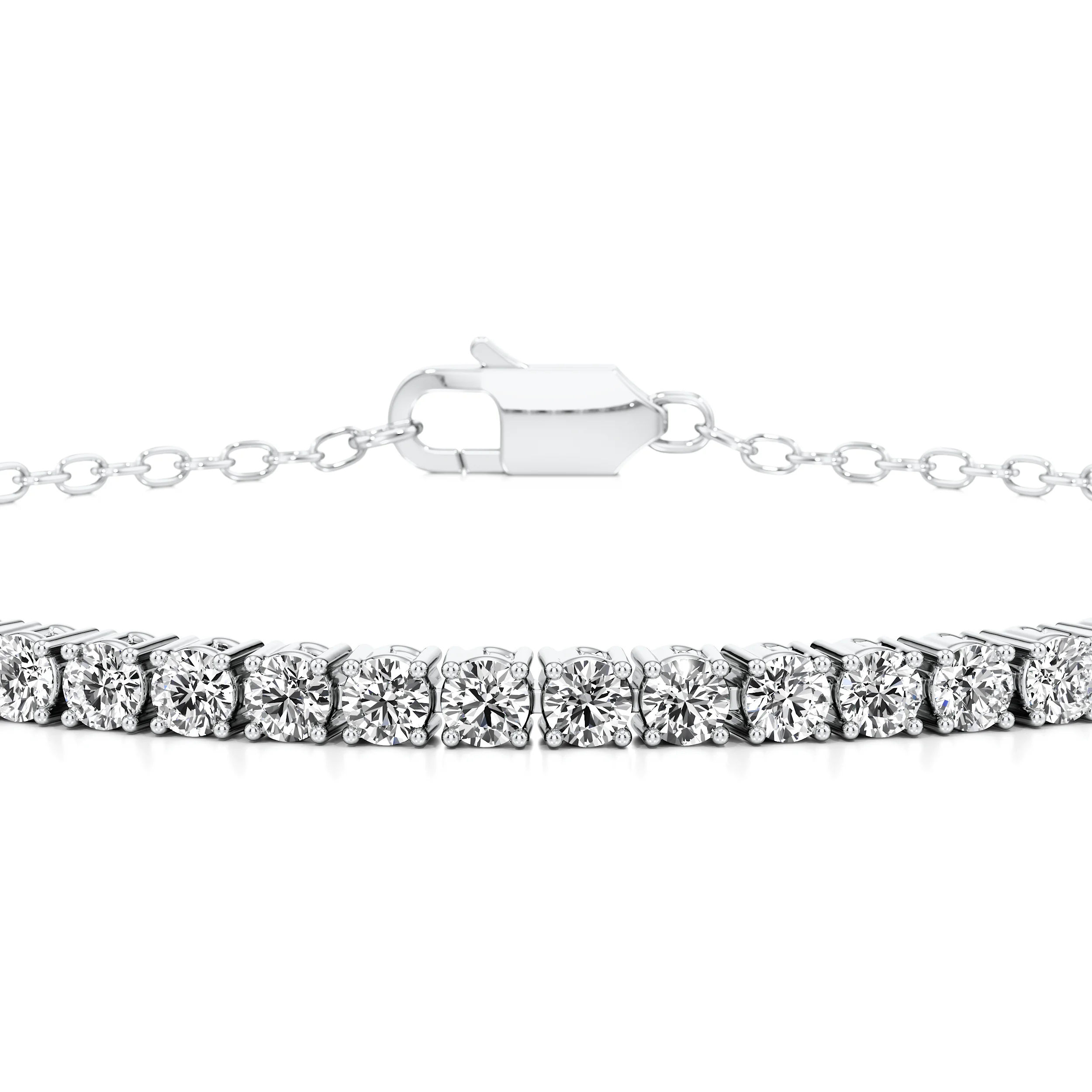 Lustre Line Tennis Bracelet 4