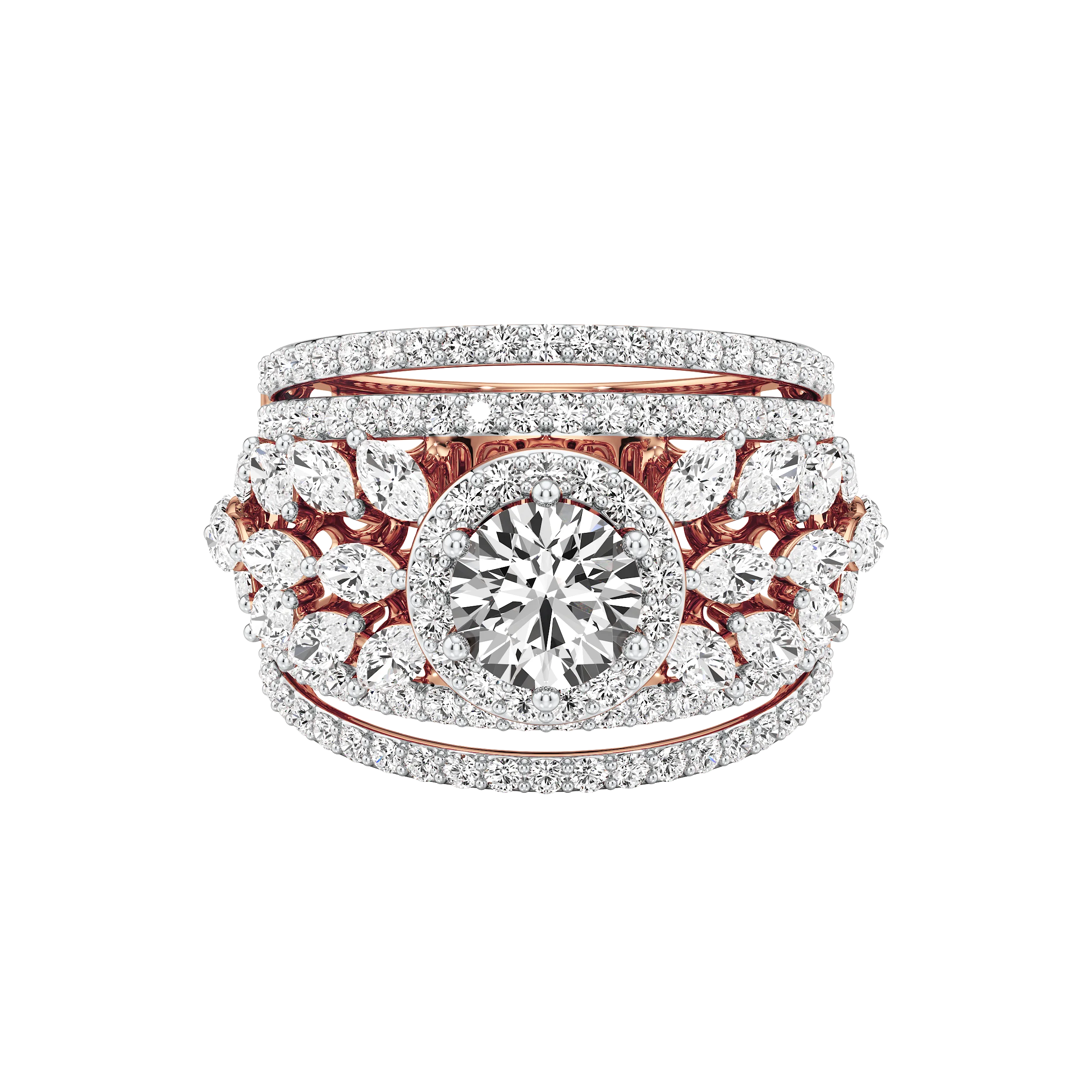 Majestic Radiance Cocktail Ring 10