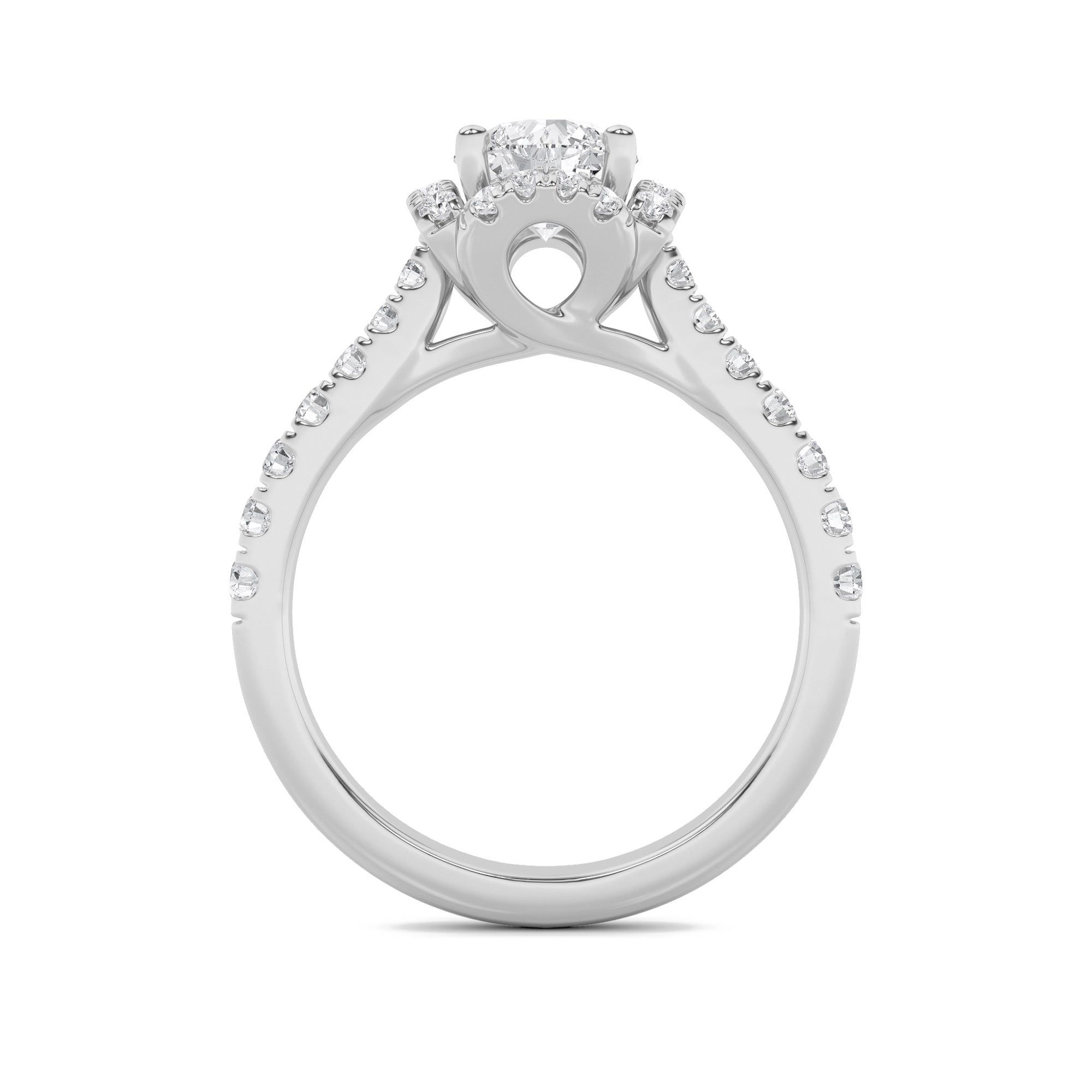 Secret Garden Solitaire Ring 6