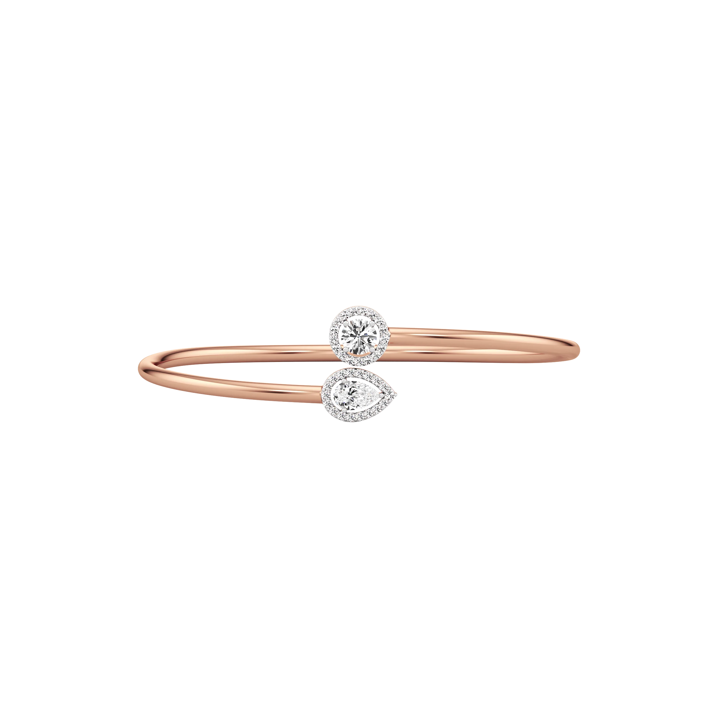 Dual Glow Diamond Bangle 6