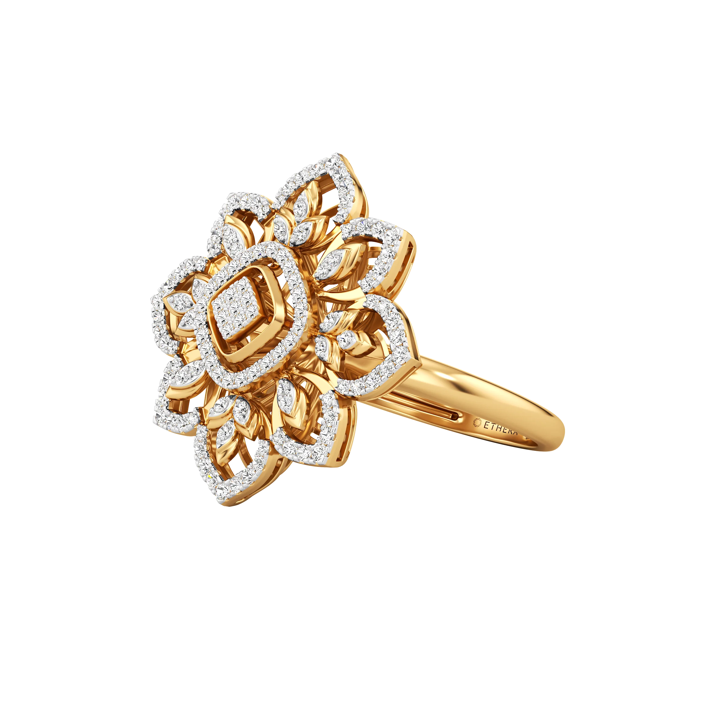 Lustre Petal Grande Ring 2