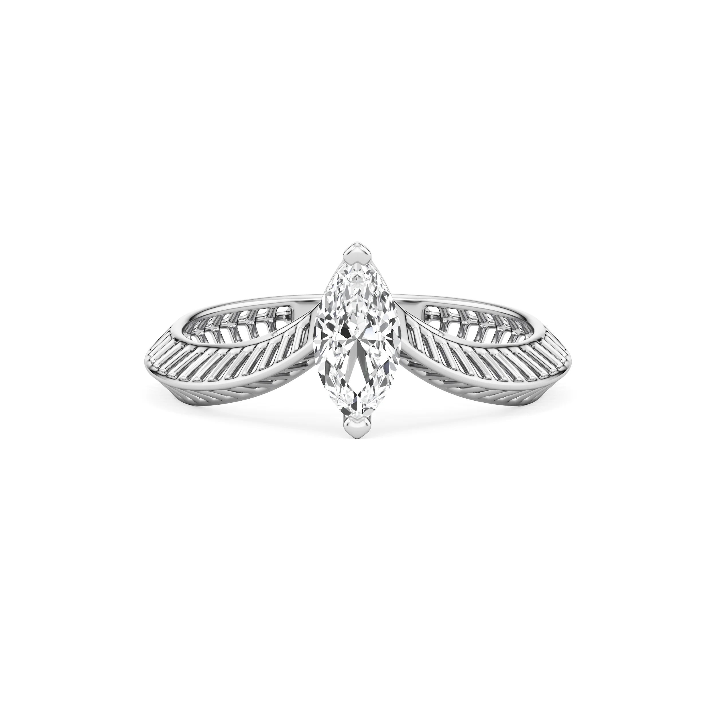 Marquise Flow Diamond Ring 7