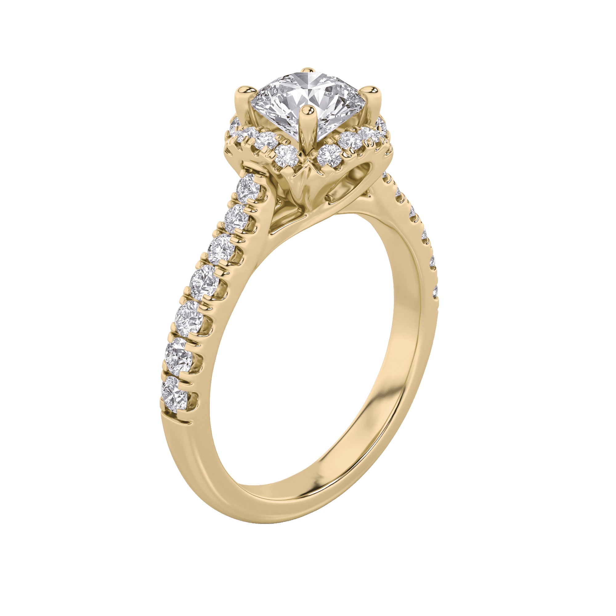 Secret Garden Solitaire Ring 1