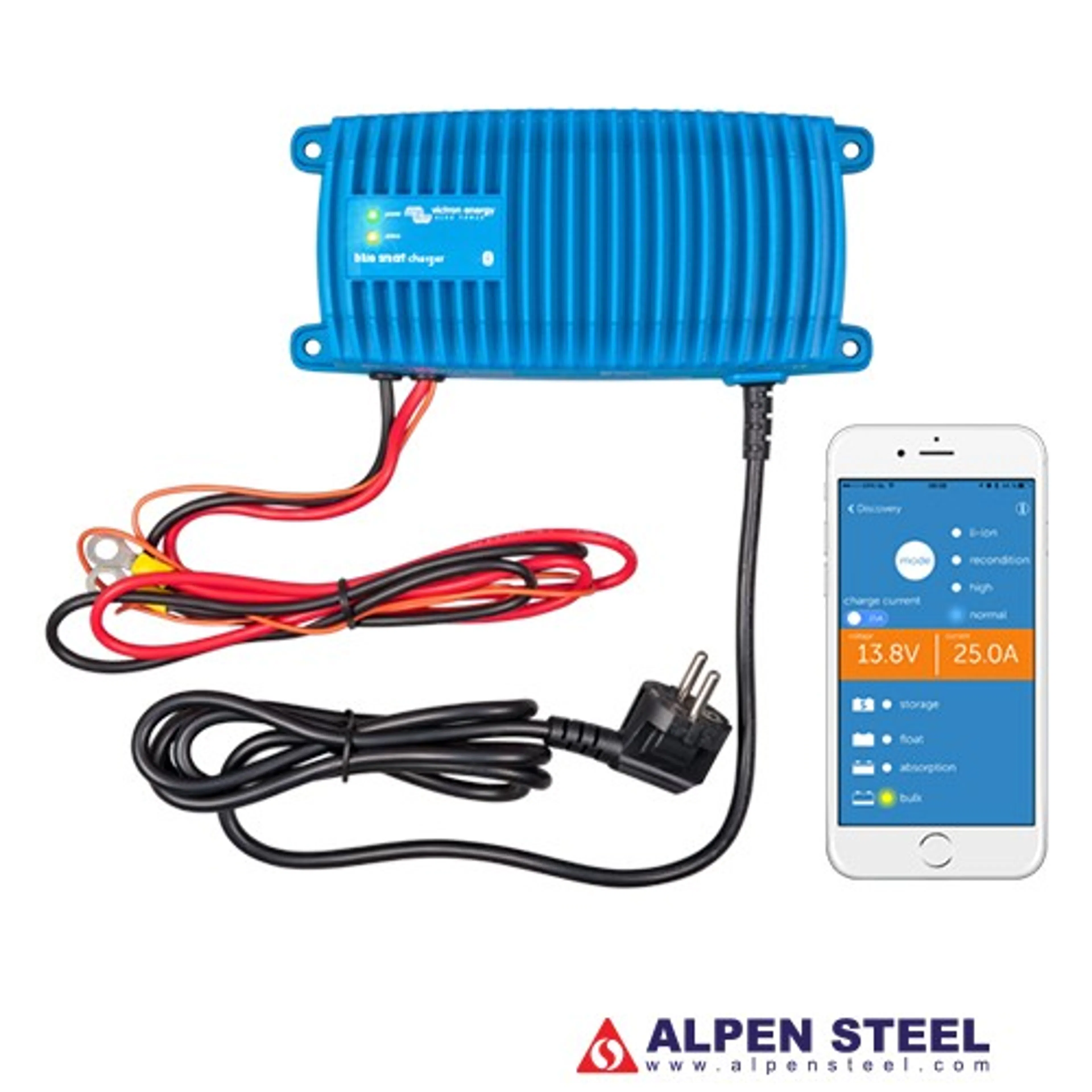 Blue Smart IP67 Charger 24/12(1) 230V CEE 7/7