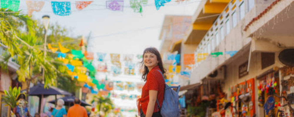 Traveler in Playa del Carmen