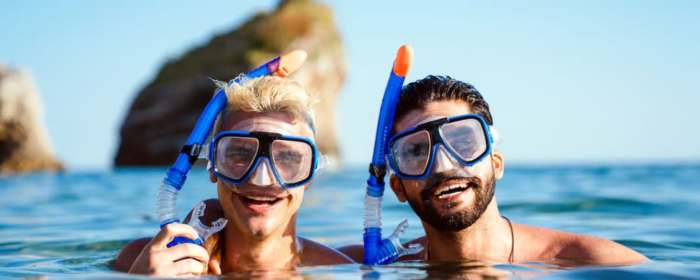 people snorkeling in punta cana