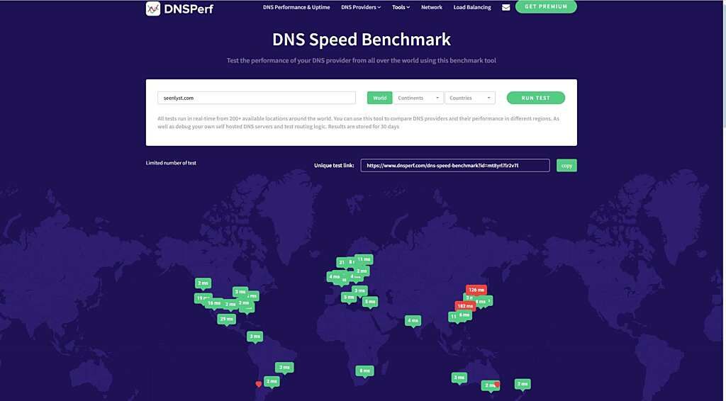 dnsperf dns speed benchmark