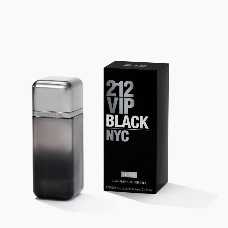 212 VIP Black Elixir Carolina Herrera - Euphoria Glam 