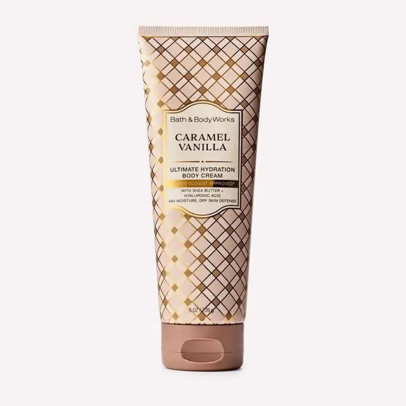 Caramel Vanilla Body Cream - Bath & Body Works - Euphoria Glam 