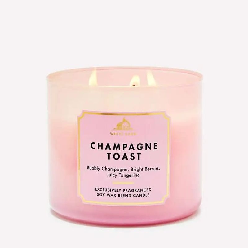 Champagne Toast 3-Wick Candle - Bath & Body Works - Euphoria Glam 