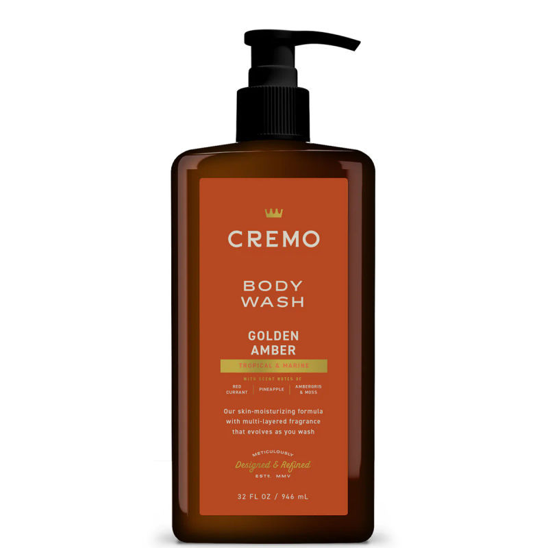 Cremo Golden Amber Body Wash for men - Euphoria Glam 