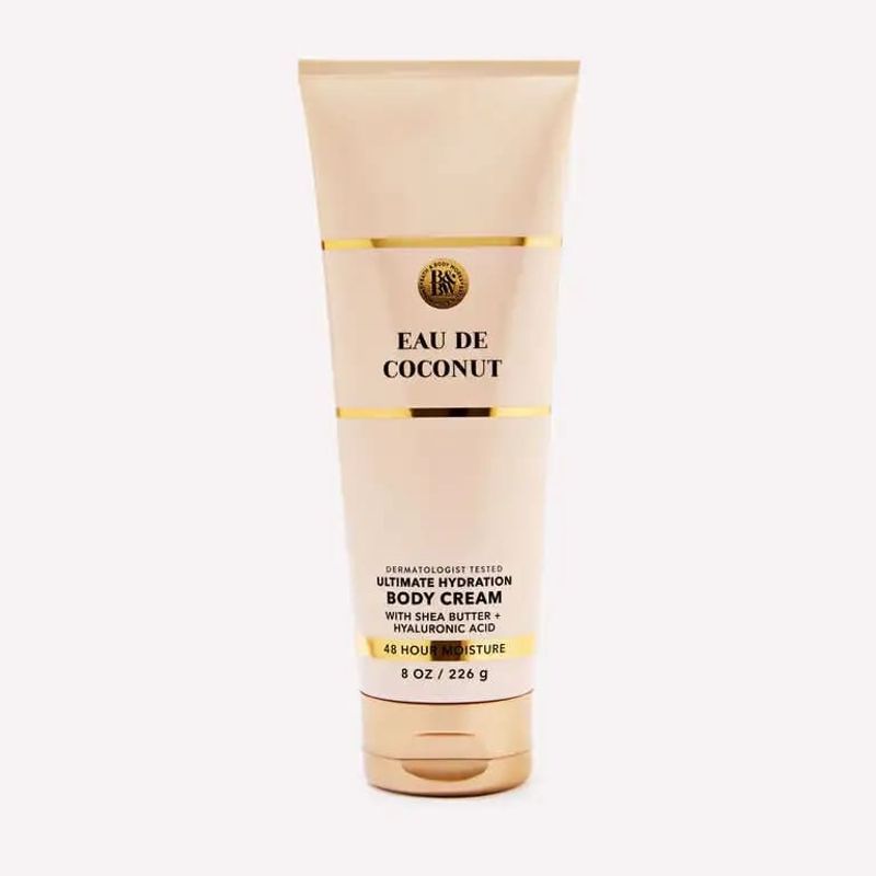 Eau de Coconut Body Cream - Bath & Body Works - Euphoria Glam 