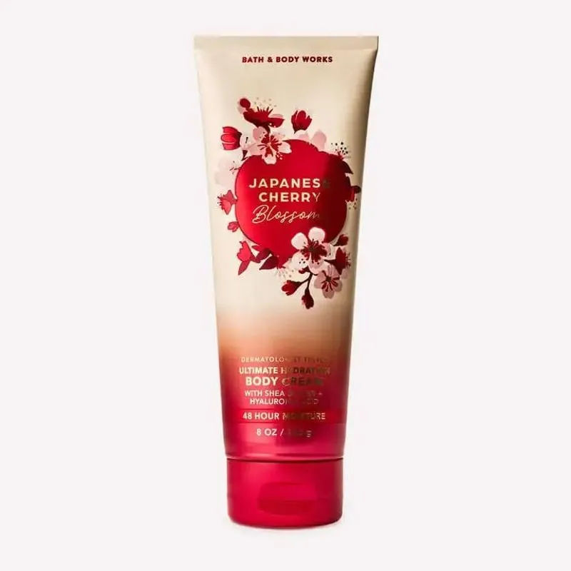 Bath & Body Works Japanese Cherry Blossom Body Cream - Euphoria Glam 