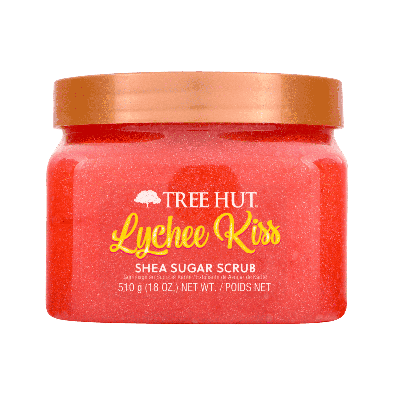 Lychee Kiss Shea Sugar Scrub - Tree Hut - Euphoria Glam 