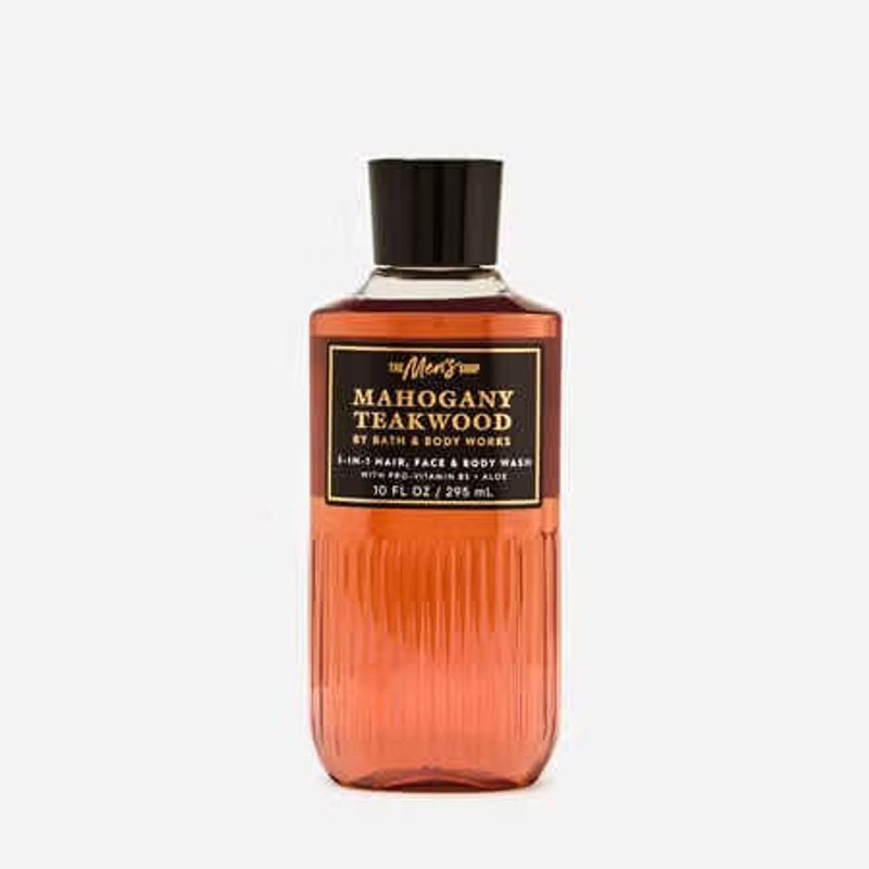 Mahogany Teakwood Face & Body Wash - Bath & Body Works - Euphoria Glam 
