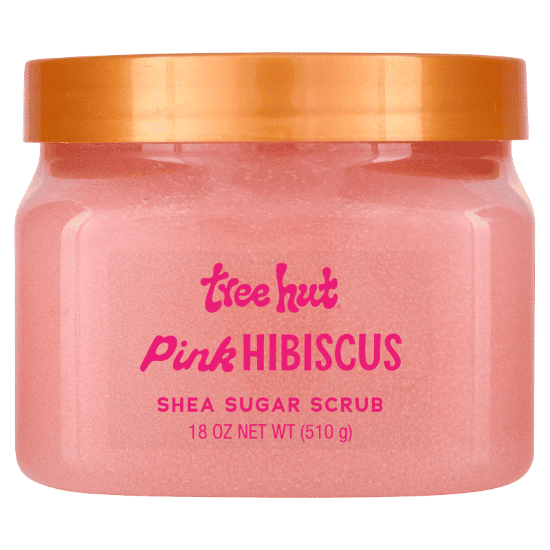 Pink Hibiscus Shea Sugar Scrub - Tree Hut - Euphoria Glam 