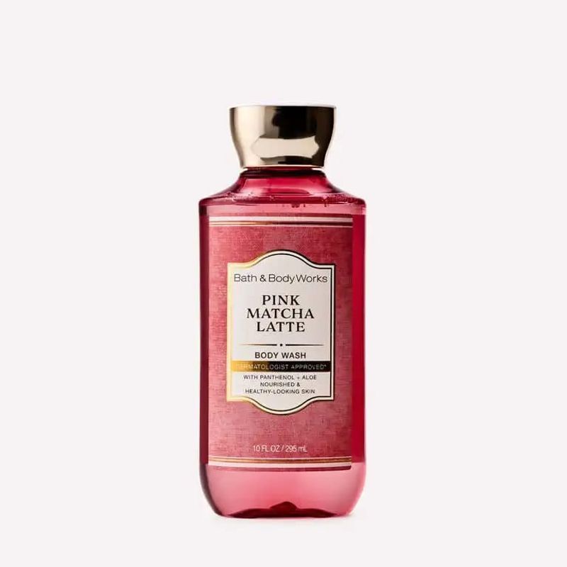 Bath & Body Works Pink Matcha Latte Body Wash - Euphoria Glam 