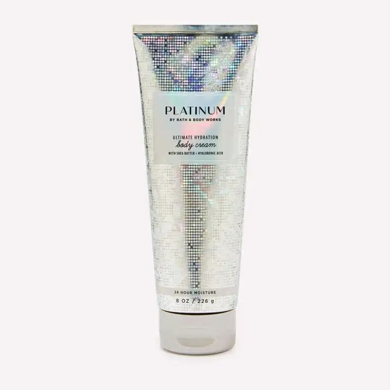 Platinum Body Cream - Bath & Body Works - Euphoria Glam 