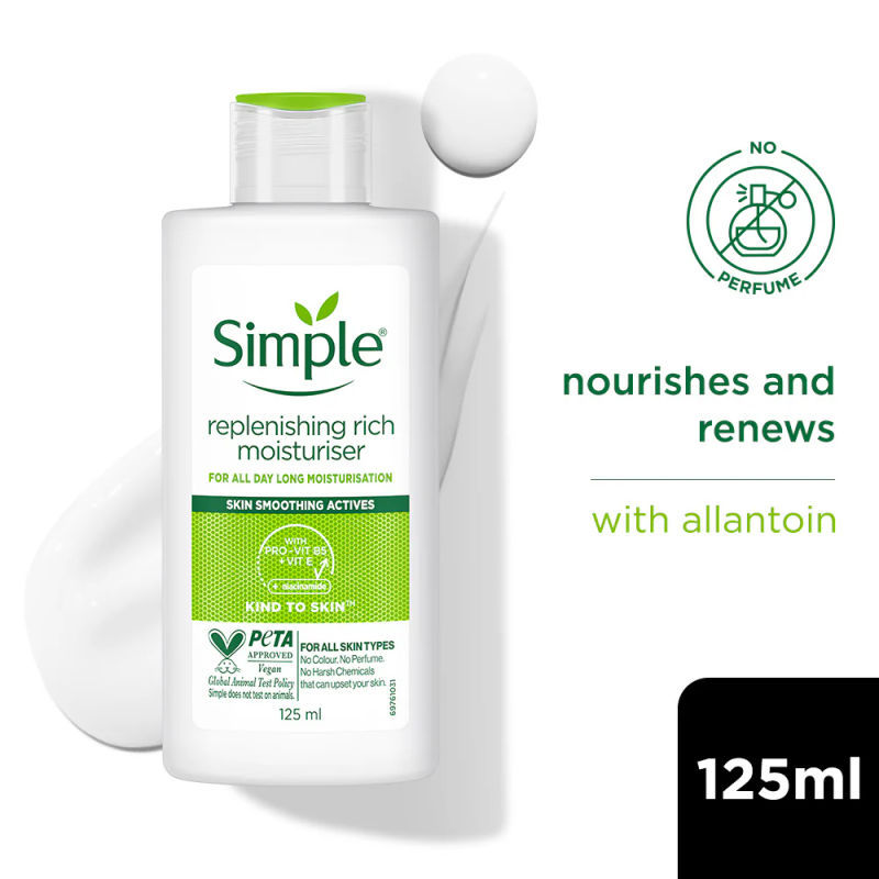 Simple Replenishing Rich Moisturiser.  - Euphoria Glam 