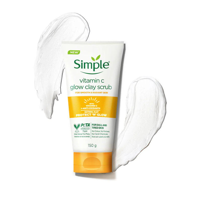 Simple Vitamin C Clay Scrub - Euphoria Glam 