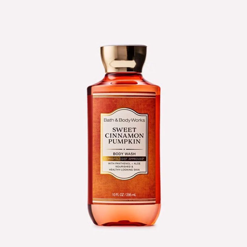 Sweet Cinnamon Pumpkin Body Wash- Bath & Body Works - Euphoria Glam 
