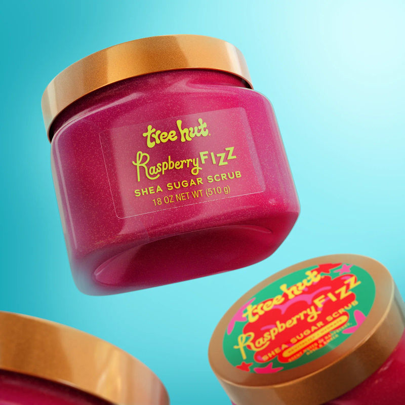 Tree Hut Raspberry Fizz Shea Sugar Scrub - Euphoria Glam 