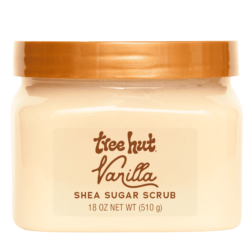 VANILLA SHEA SUGAR SCRUB - TREE HUT - Euphoria Glam 
