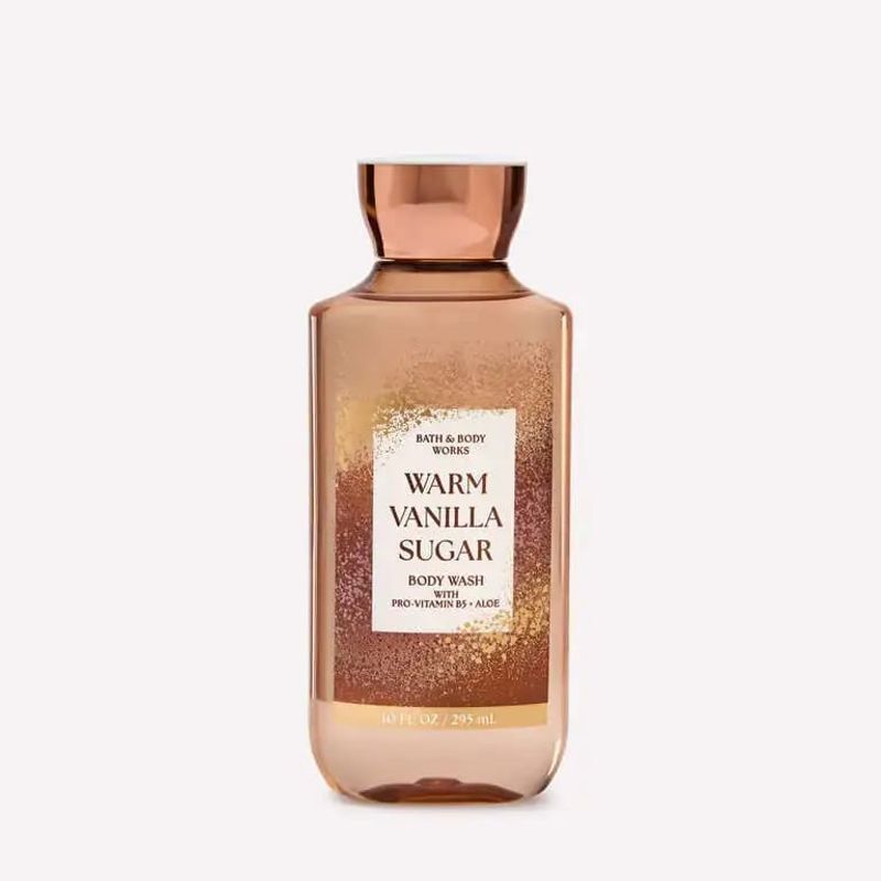 Warm Vanilla Sugar Body Wash - Bath & Body Works - Euphoria Glam 