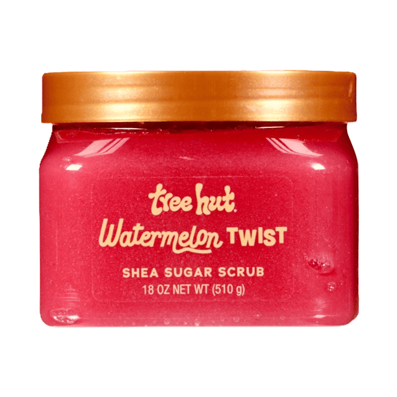 Watermelon Twist Shea Sugar Scrub - Tree Hut  - Euphoria Glam 