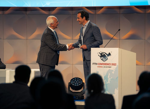 Eurofiber CEO Alex Goldblum awarded at FttH Conference