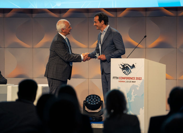 Eurofiber CEO Alex Goldblum awarded at FttH Conference