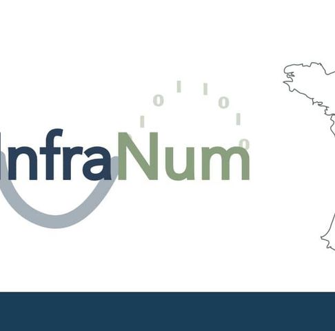 Logo InfraNum à côté de celui d'Eurofiber France