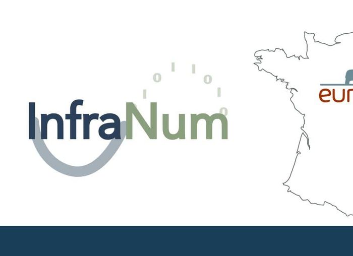 Logo InfraNum à côté de celui d'Eurofiber France