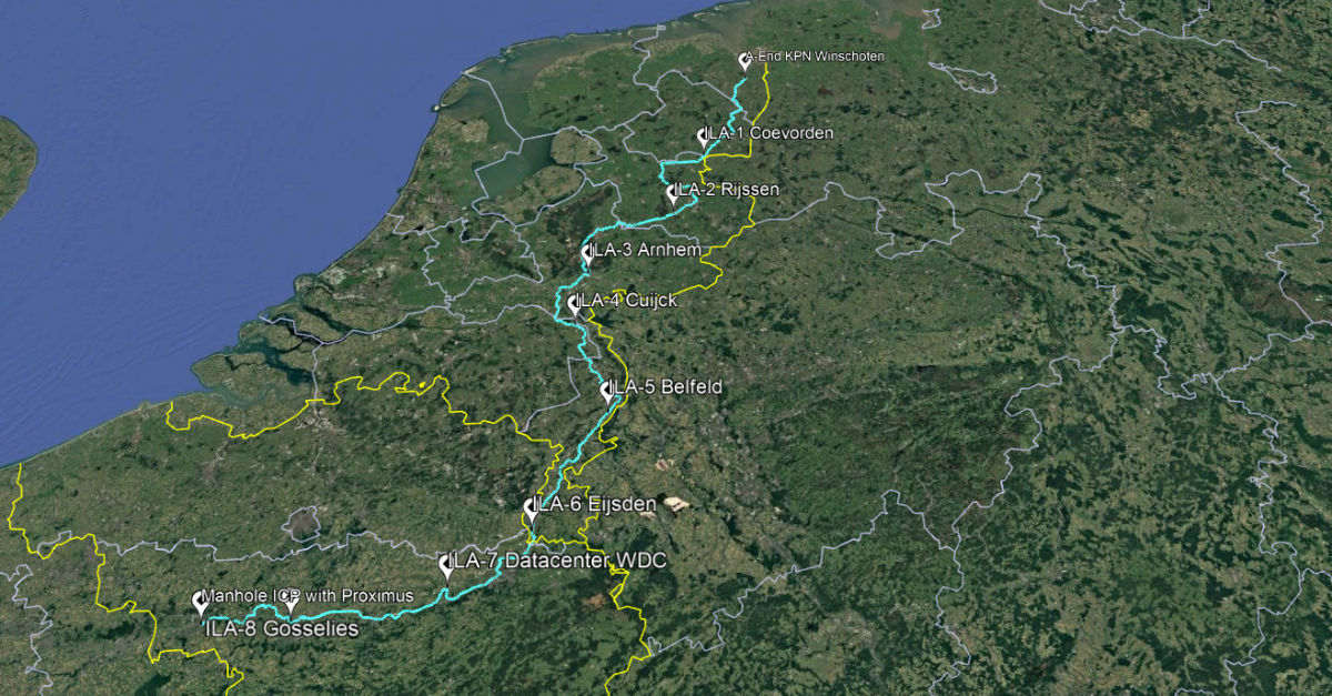Long Haul route Eemshaven Mons