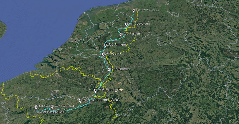 Long Haul route Eemshaven Mons