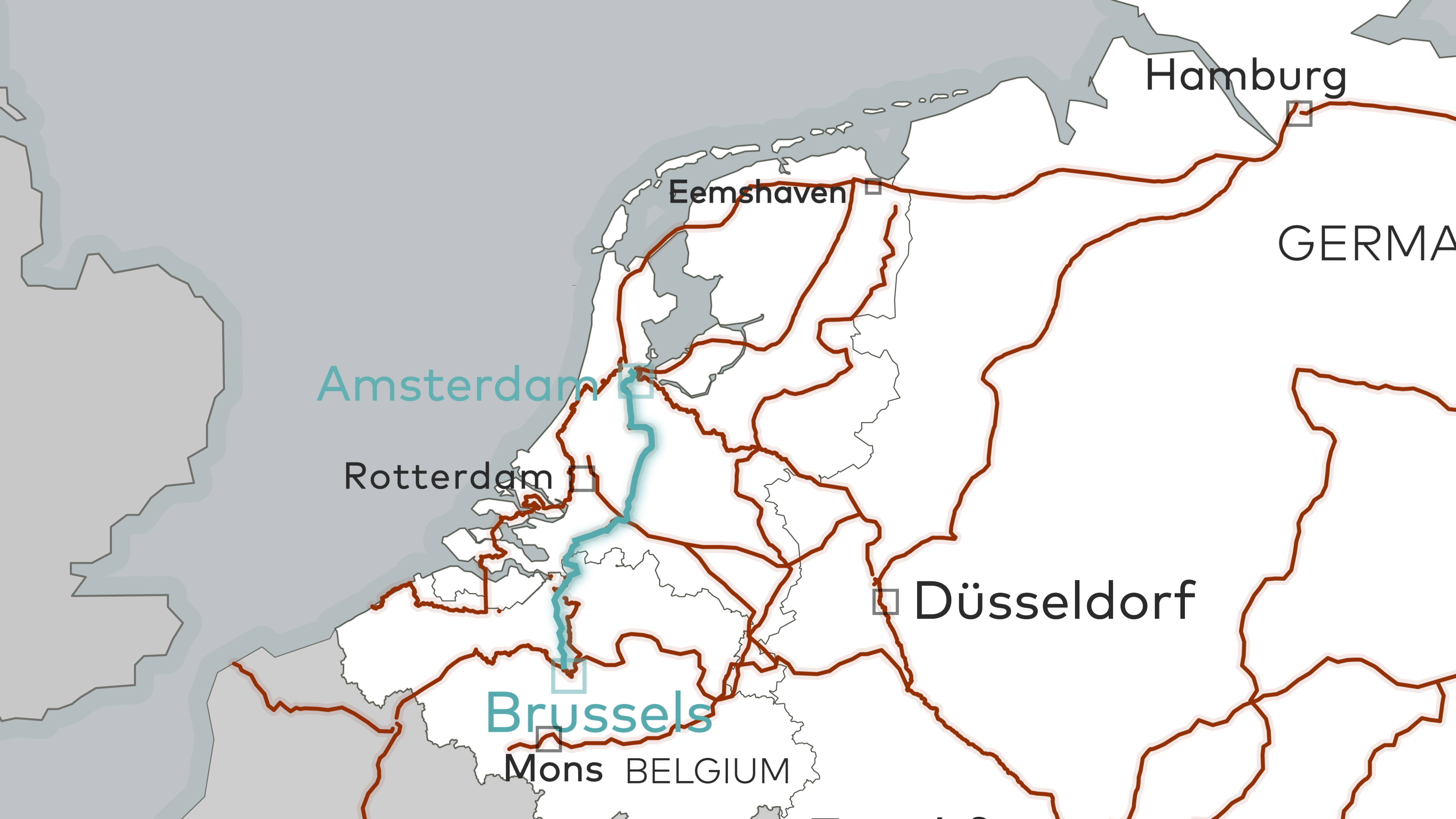 Dark fiber Amsterdam Brussels