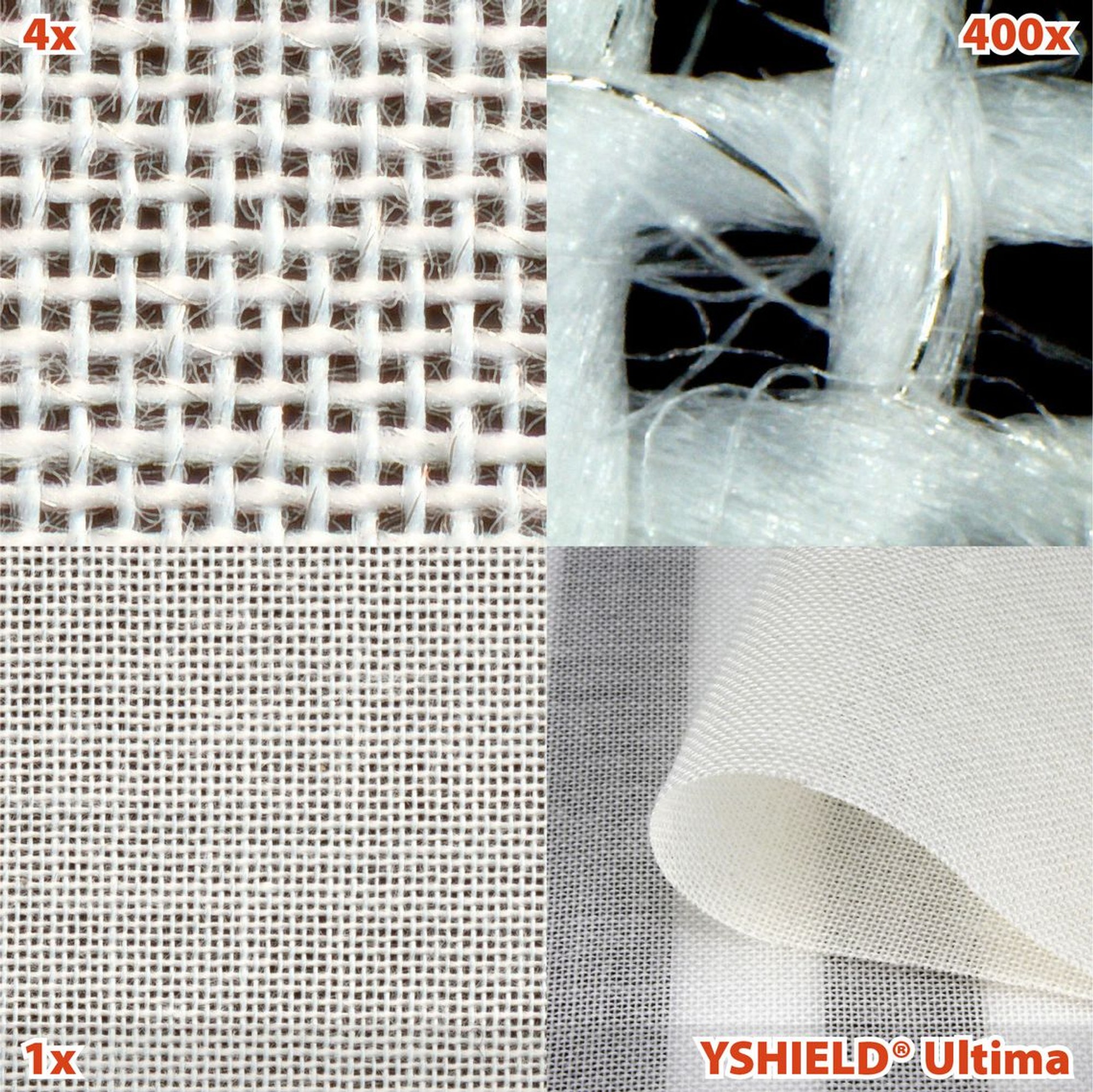 YSHIELD® SILVER-ELASTIC, Shielding fabric, Width 150 cm