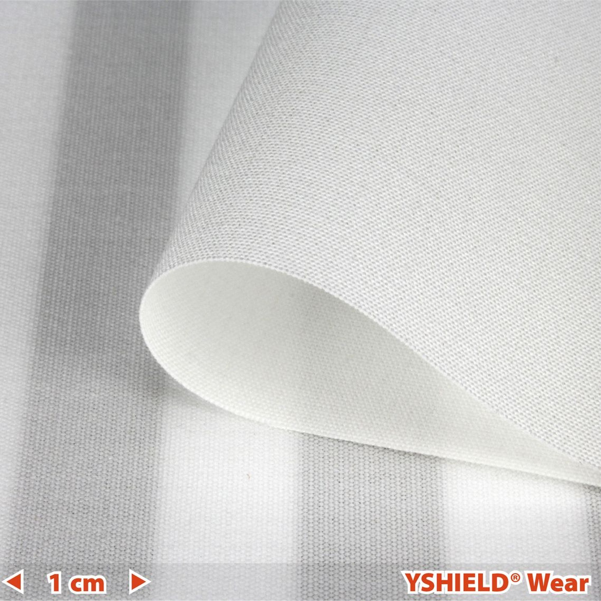 Oeko-Tex white cotton fabric by the meter for accessories and garments